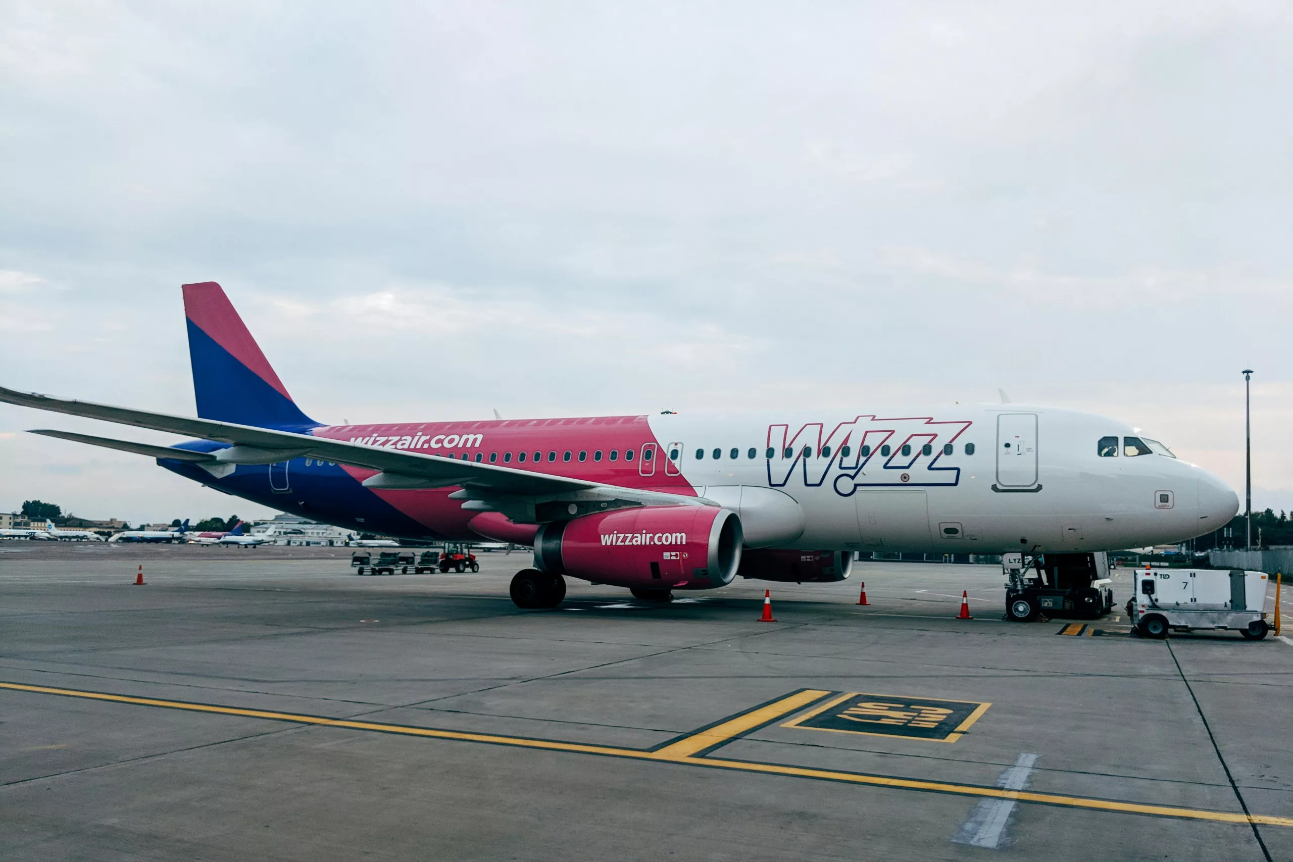 Vliegtuig Wizz Air onbeperkt vliegen