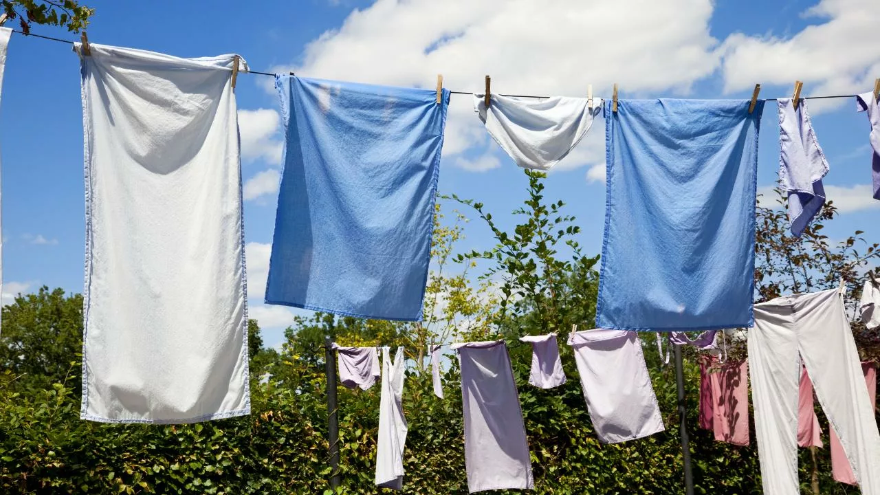 Kleding buiten drogen