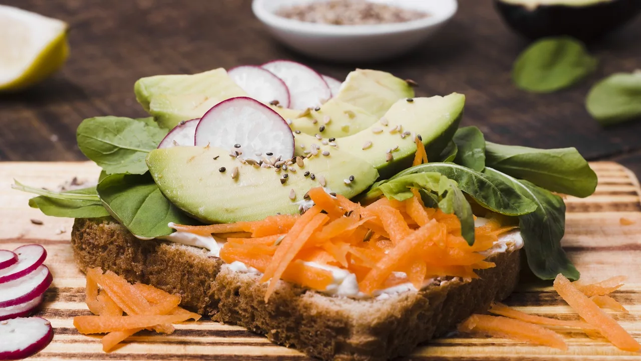 Voorbeeld van gezond broodbeleg